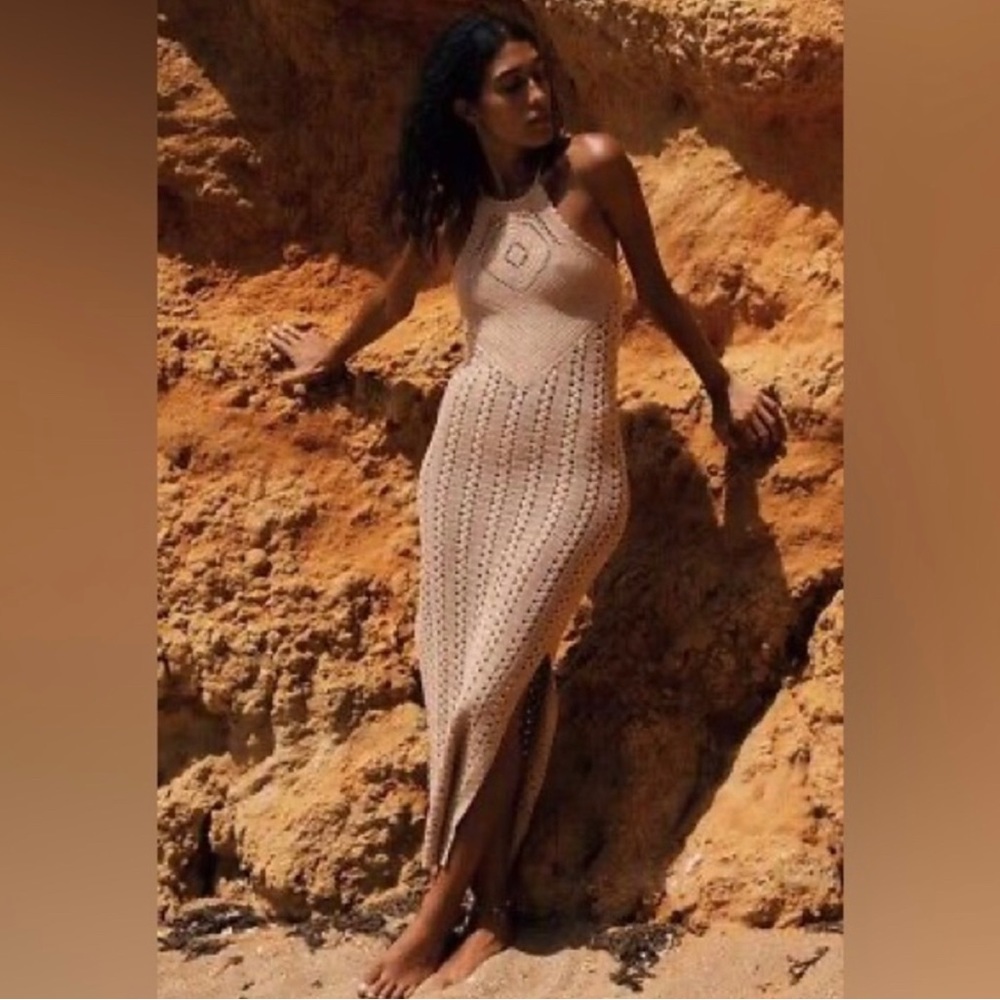 Free people crochet cover up